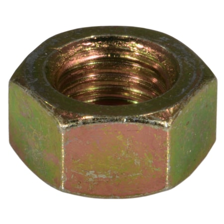 Midwest Fastener Hex Nut, M12-1.50, Steel, Class 8, Zinc Yellow, 50 PK 51405